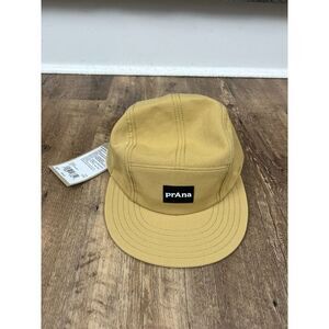 PrAna Foothills Flat Brim Adjustable Hat 50+ UPF Morro Men's Brown NWT